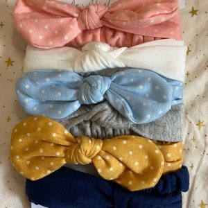 NWT Carter’s Girls head wraps | bows | 3+ | 6 bows